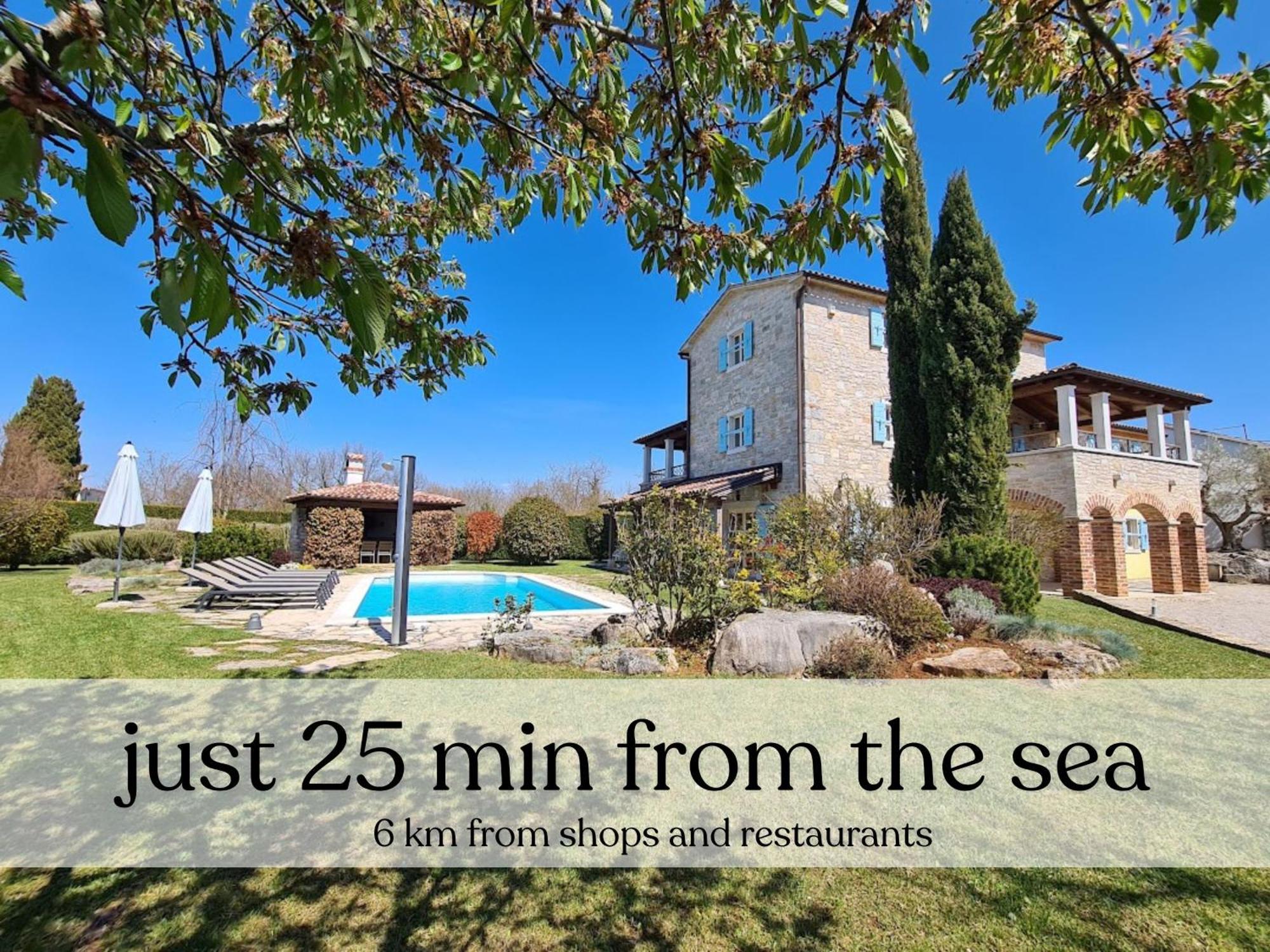 Villa Paolina With Hot Tub Višnjan 외부 사진